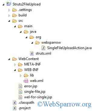 Struts 2 File Upload Example
