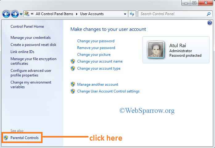 how to create a new account windows