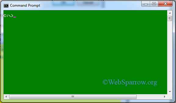 How to customize command prompt in Windows 7?