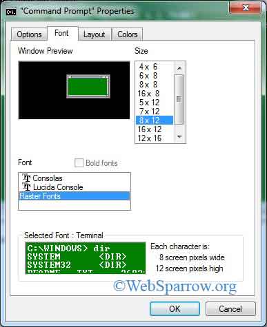 How to customize command prompt in Windows 7?