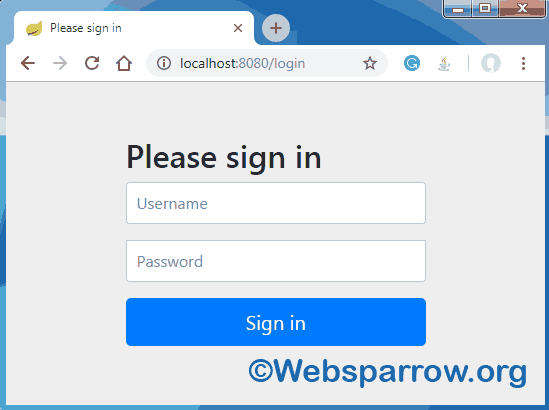 Getting Started with Spring Security